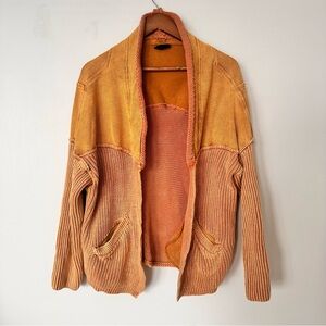 Heyson Mixed-Media Knit Cardigan | XL